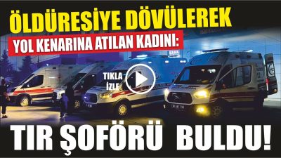 Aksaray-Ankara kara yolunun 45’inci kilometresinde yaşanan korkunç bir olay, gece