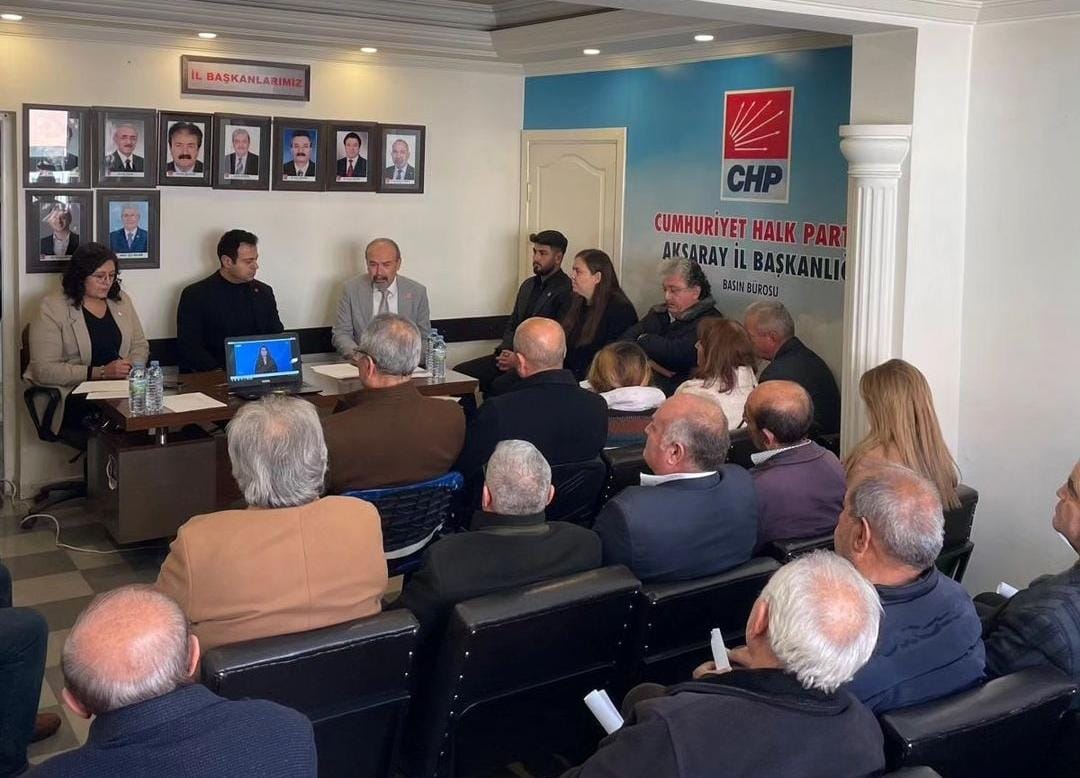 Aksaray CHP’de kritik toplantı; İl Danışma Kurulu Toplantısı yapıldı