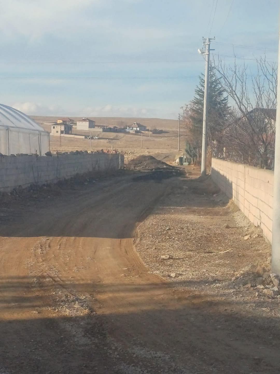 Gülağaç’ta yol çalışmaları sürüyor 