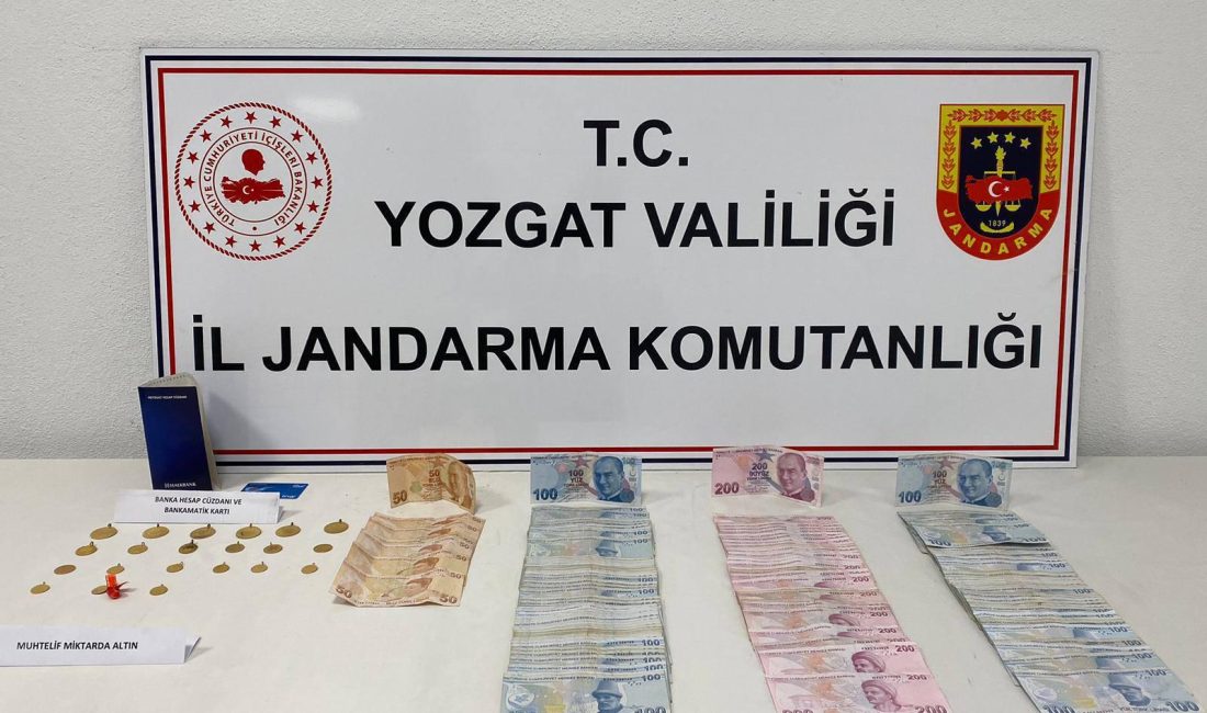 Yozgat'ta bir evden altın