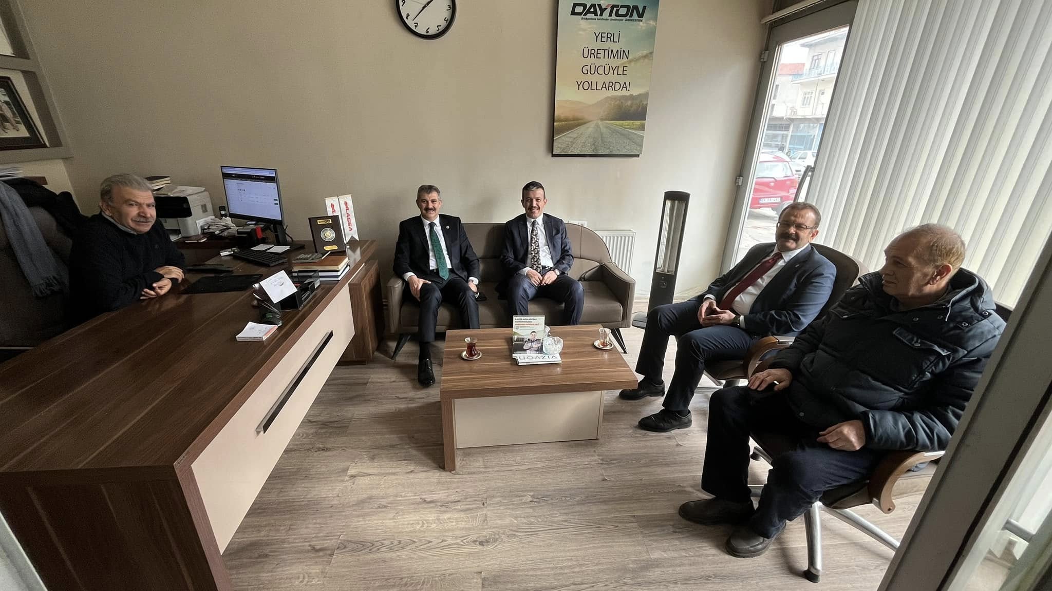AK Parti heyetinden Ortaköy’e ziyaret