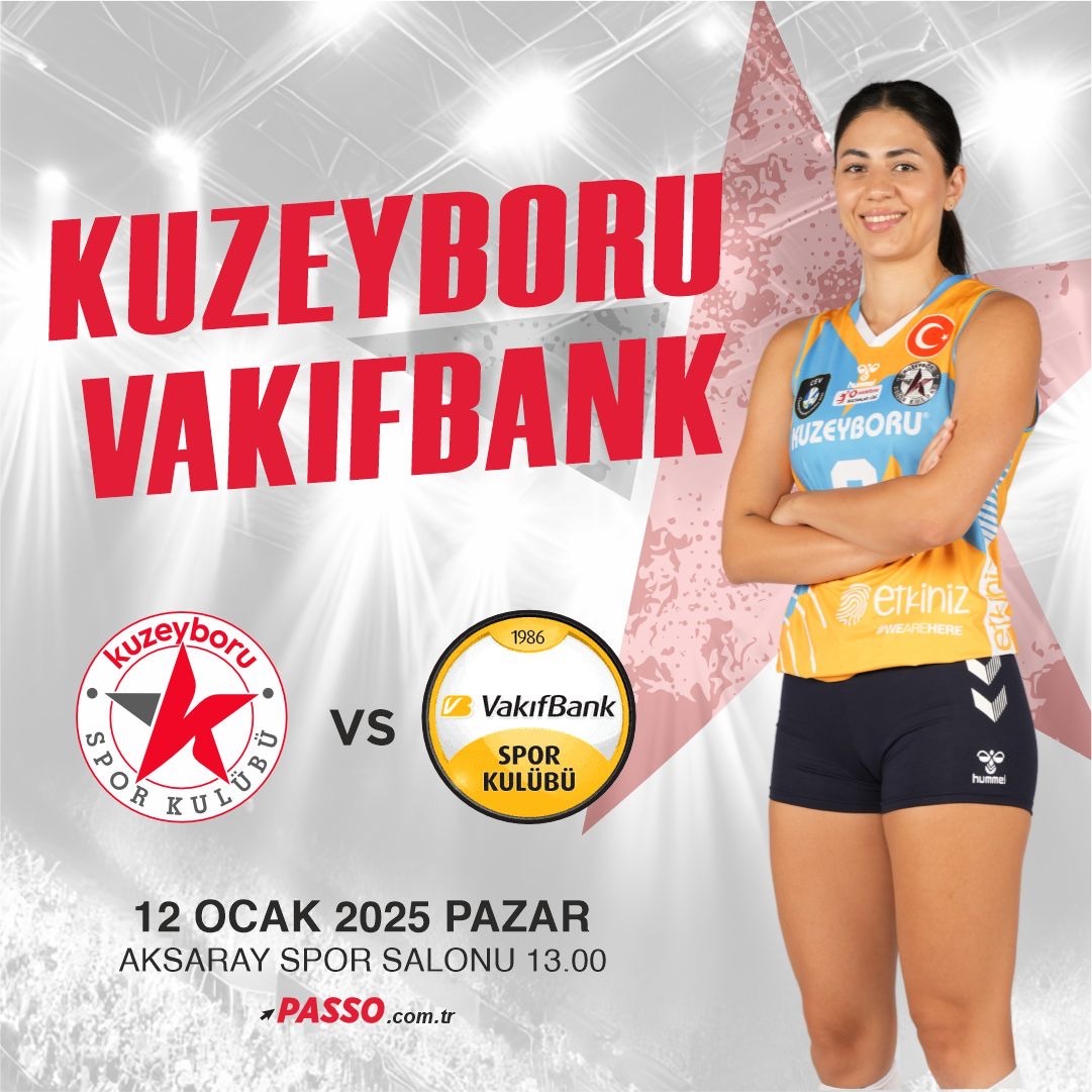 Bu maç kaçmaz, Avrupa ve dünya şampiyonu Aksaray’a geliyor; Kuzeyboruspor, Vakıfbank maçı bugün!