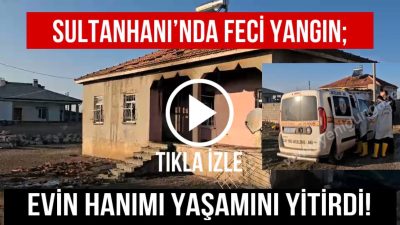 ELEKTRİK KONTAĞINDAN ÇIKAN YANGINDA FECİ ÖLÜM
