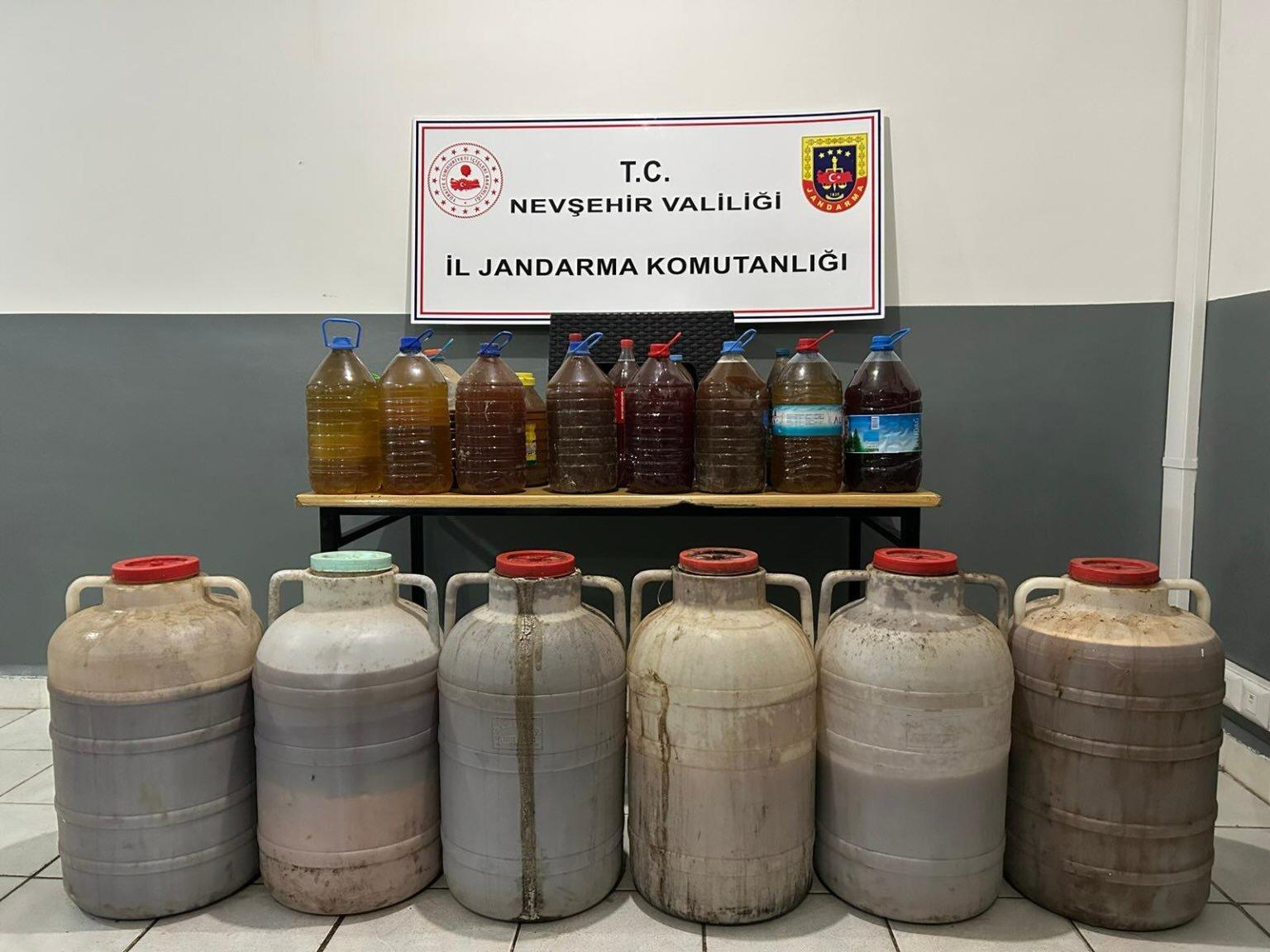 471 litre kaçak içki ele geçirildi