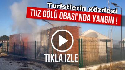 Aksaray’ın Eskil ilçesinde yer alan Tuz Gölü Obası’nda, yerli ve