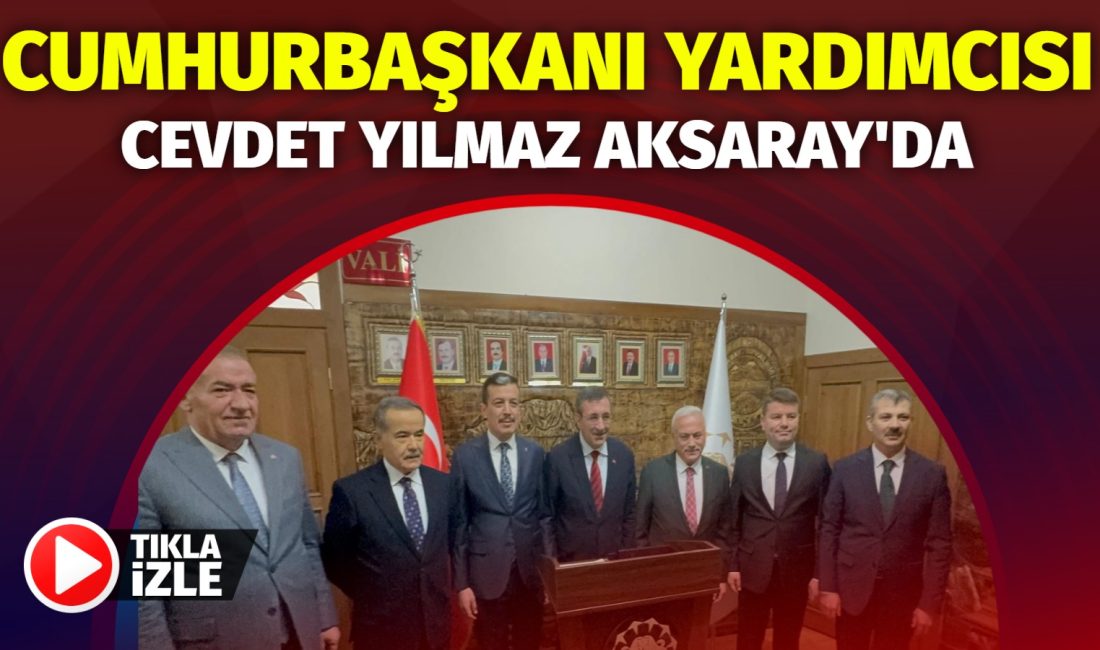 Cumhurbaşkanı Yardımcısı Cevdet Yılmaz