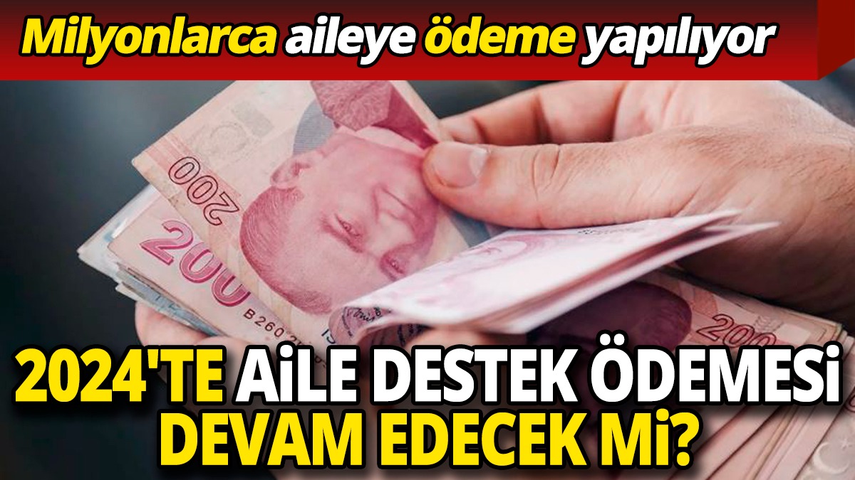 Ailelere yapılan yardımlar kesiliyor mu? İşte en yetkili ağızdan açıklama!