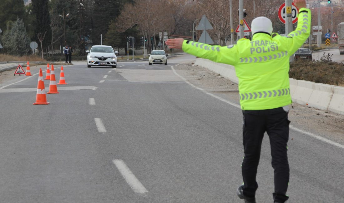 Ankara’nın Beypazarı ilçesinde trafik