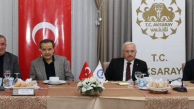 Aksaray’da eğitimin güçlendirilmesi amacıyla Aksaray Üniversitesinde düzenlenen toplantıda, Milli Eğitim