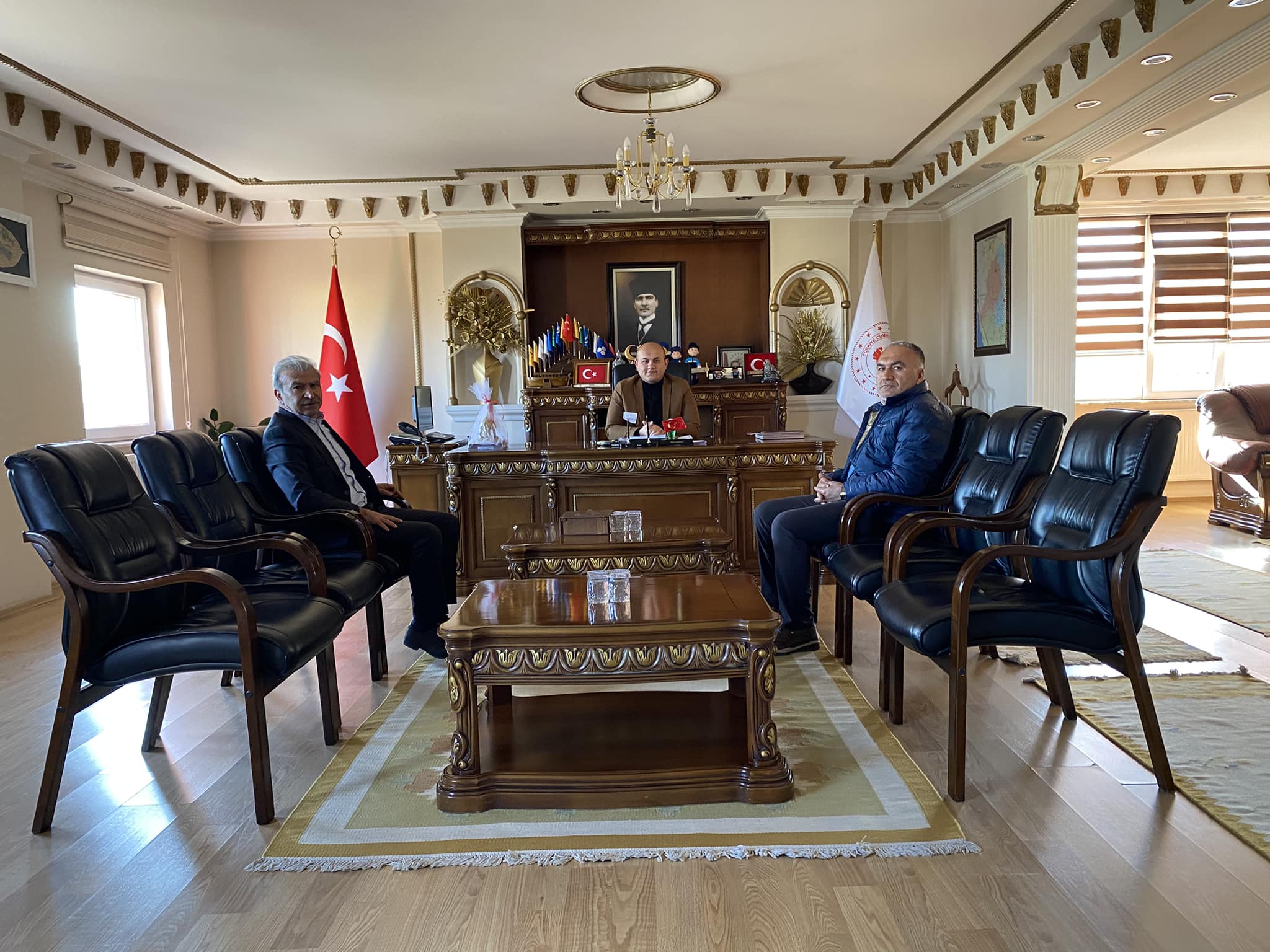 AK Parti Ortaköy İlçe teşkilatından Kaymakam Korkmaz’a ziyaret