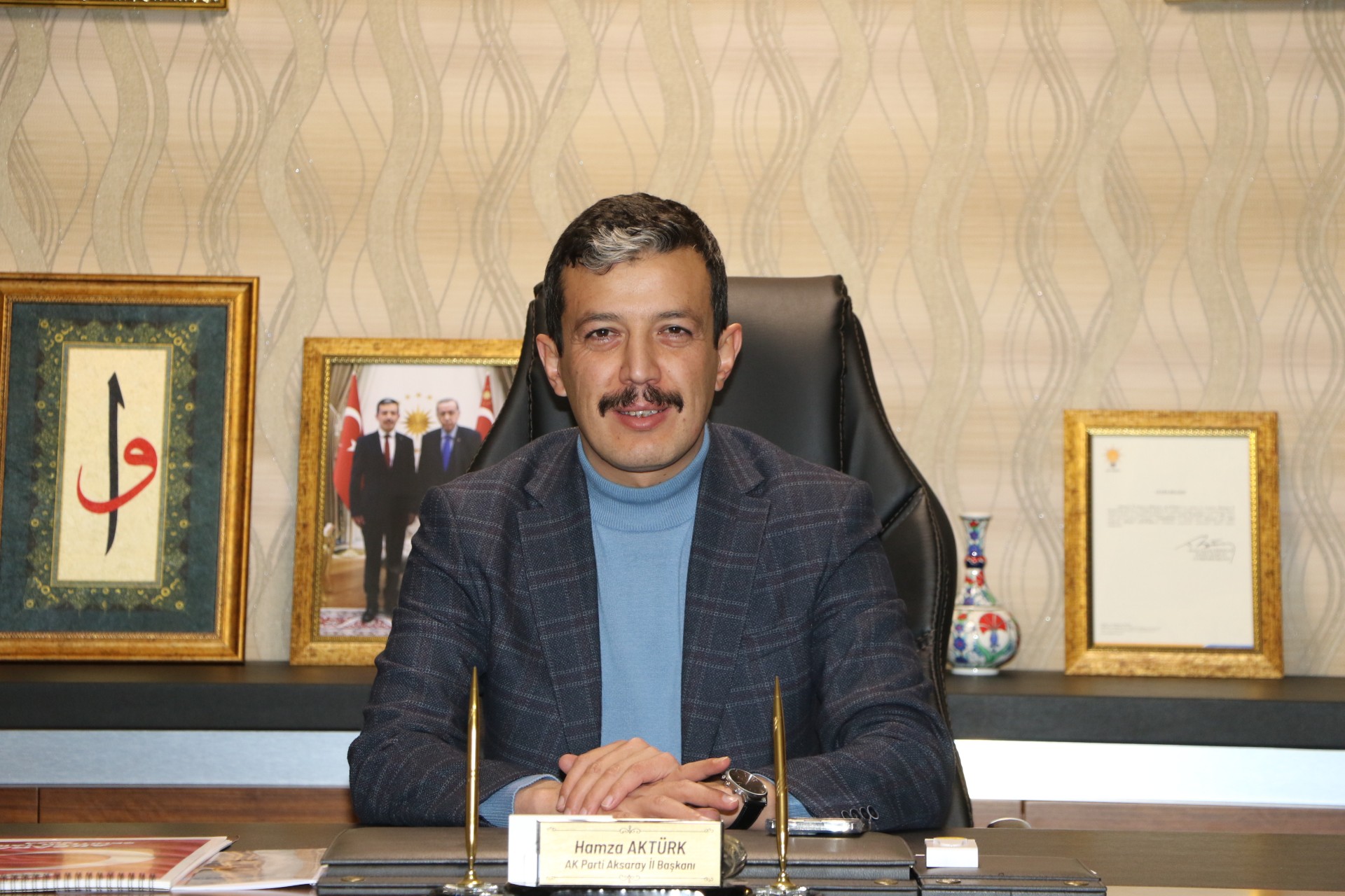 AK Parti Aksaray İl Başkanı Hamza Aktürk, 10 Ocak Çalışan