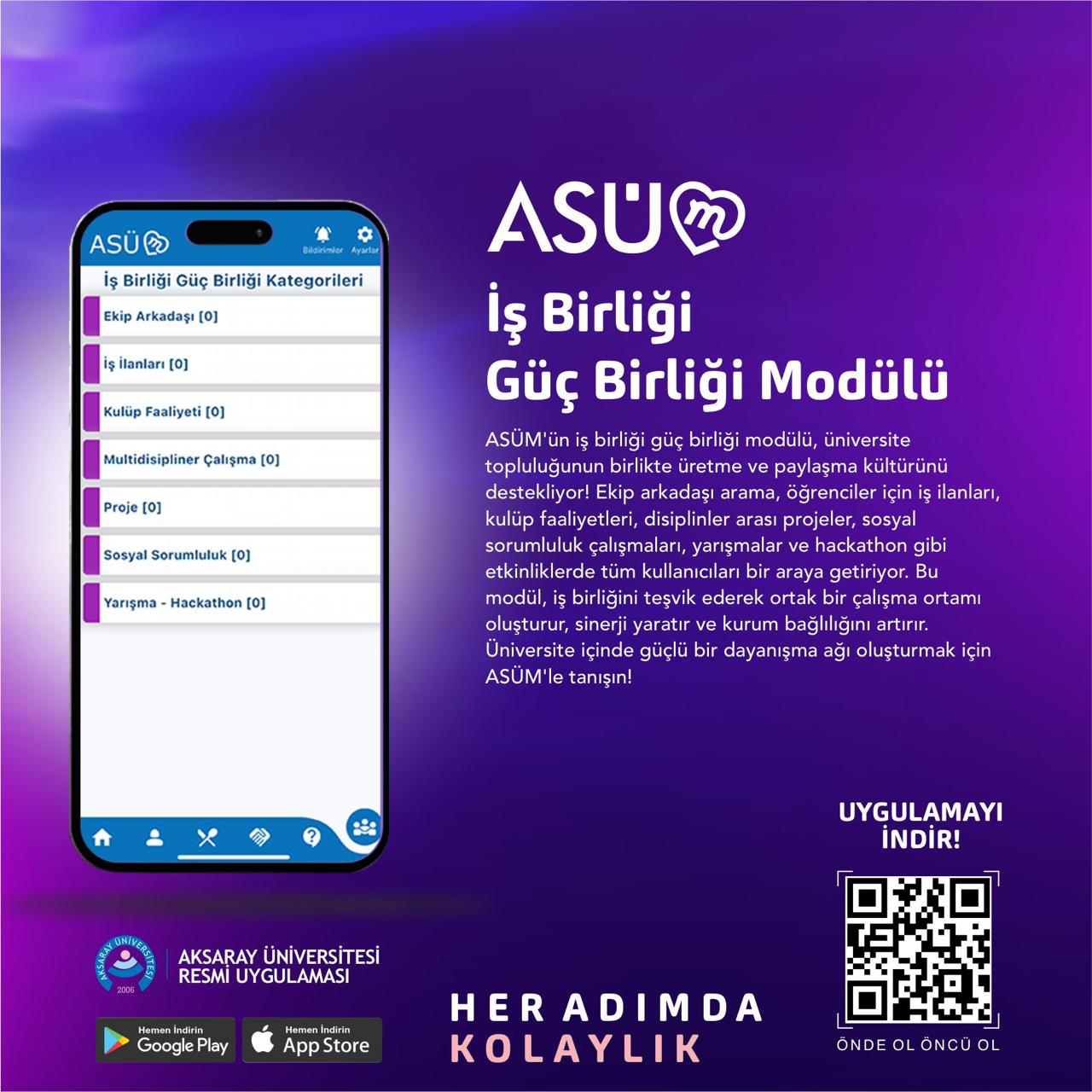 Aksaray Üniversitesi’nden yeni mobil uygulama: ASÜM yayında!