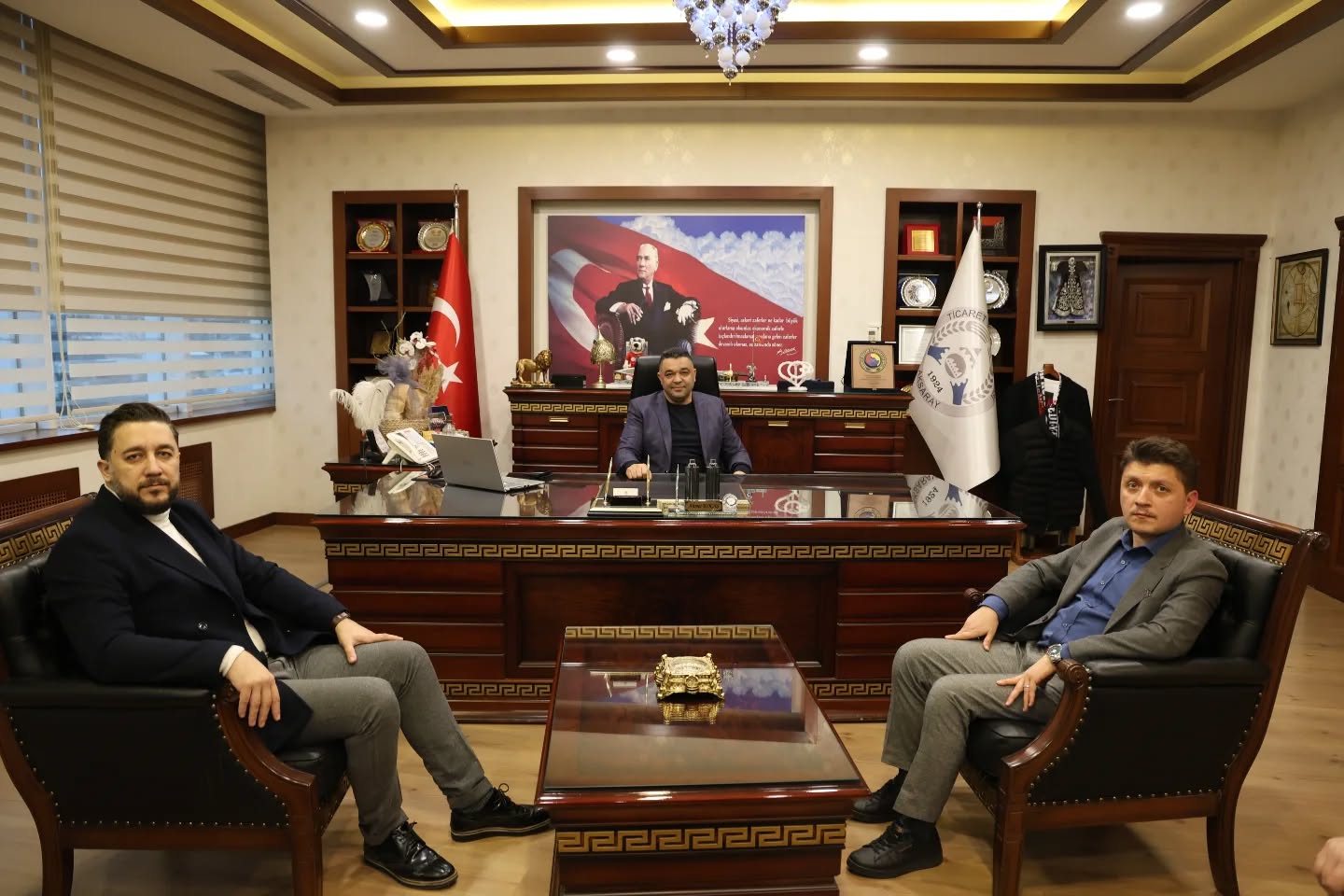 DEİK Türkiye-Tacikistan İş Konseyi Başkanı’ndan ATSO’ya ziyaret