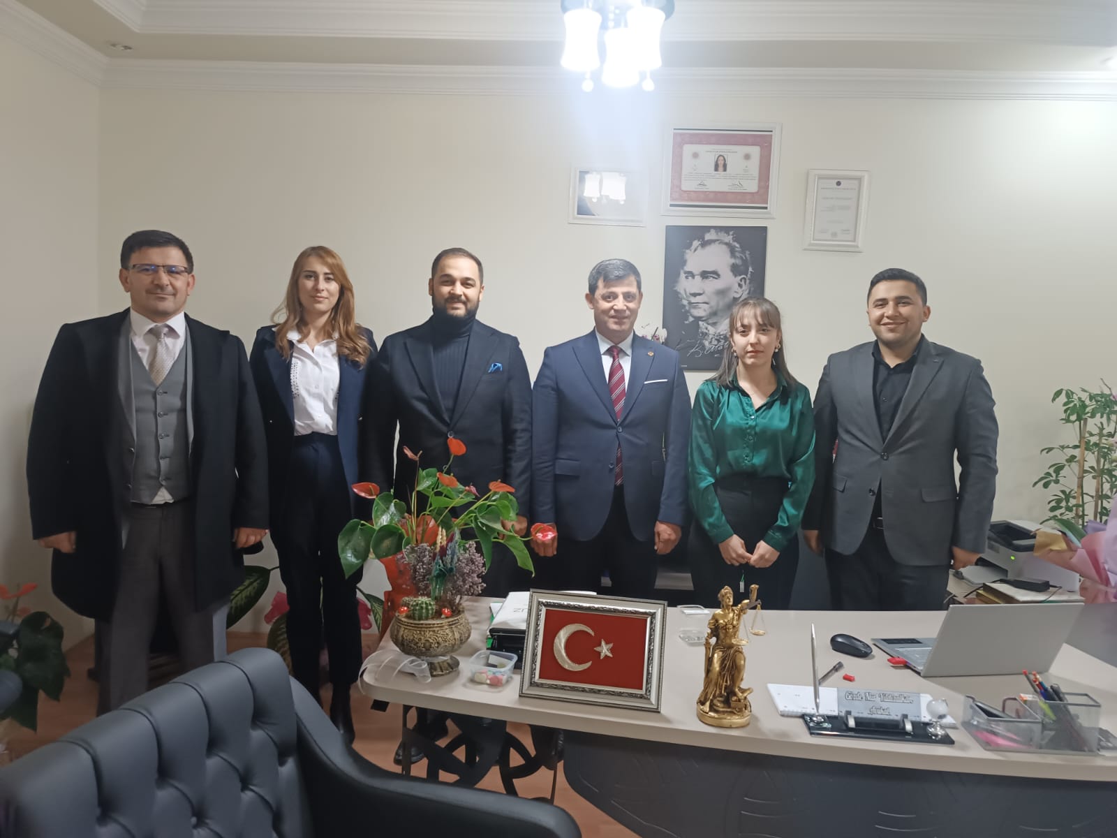 Aksaray Barosu’ndan Ortaköy’deki Avukatlara Destek Ziyareti