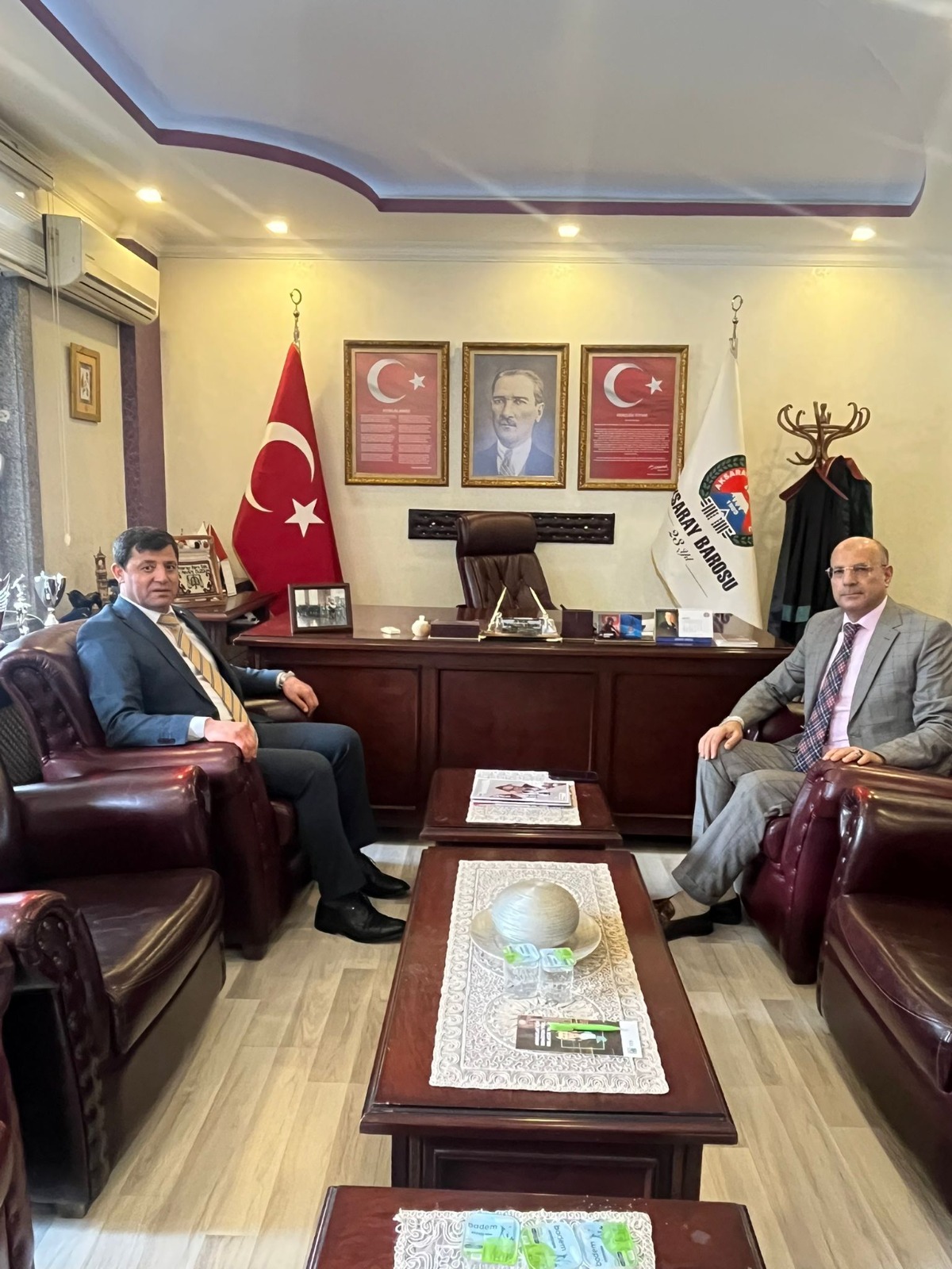 Aksaray Cumhuriyet Savcısı Veysi Büyükkılıç, Aksaray Baro Başkanı Avukat Erçin