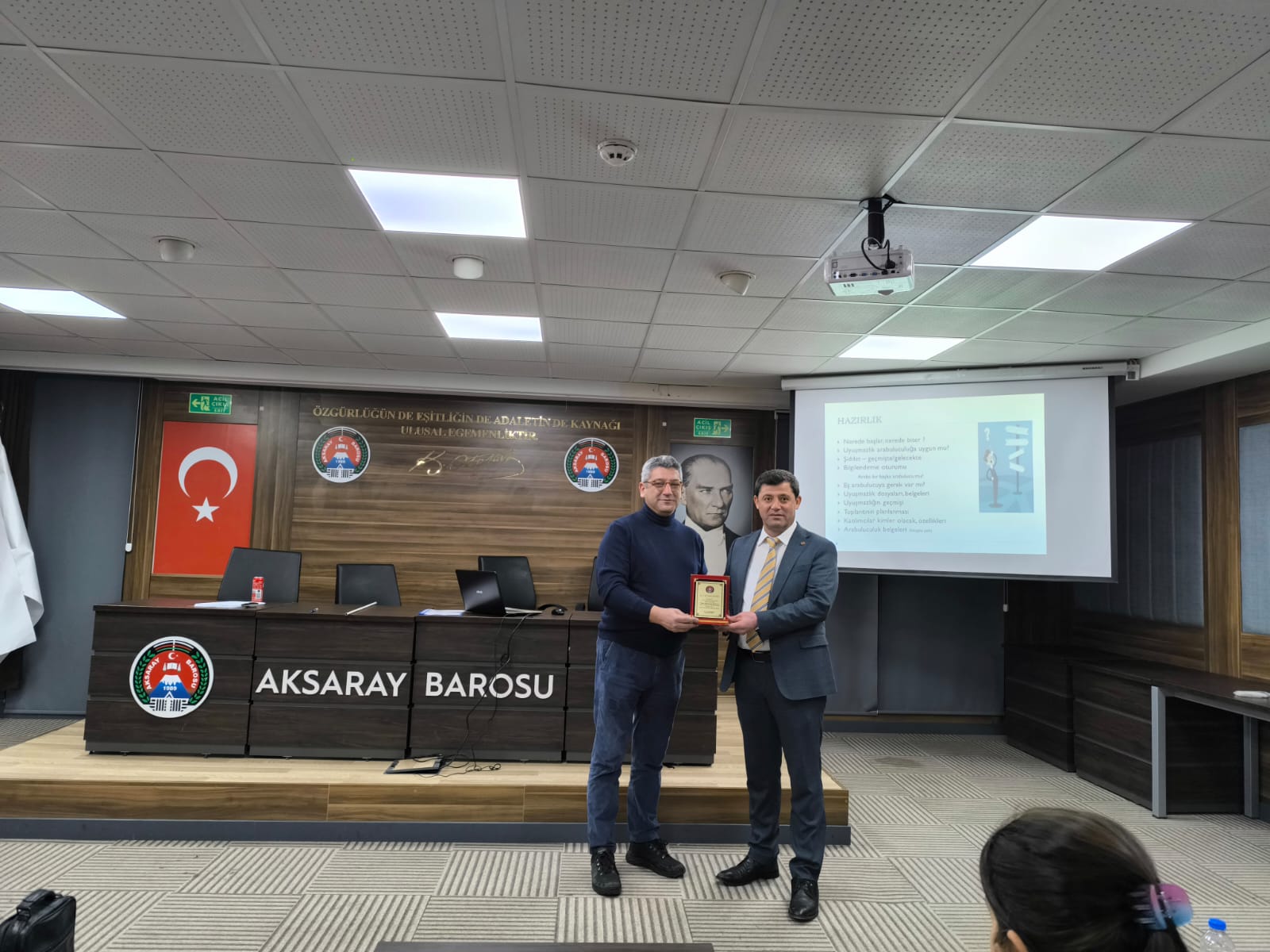 Aksaray Barosu’nda Temel Arabuluculuk Eğitimi Tamamlandı