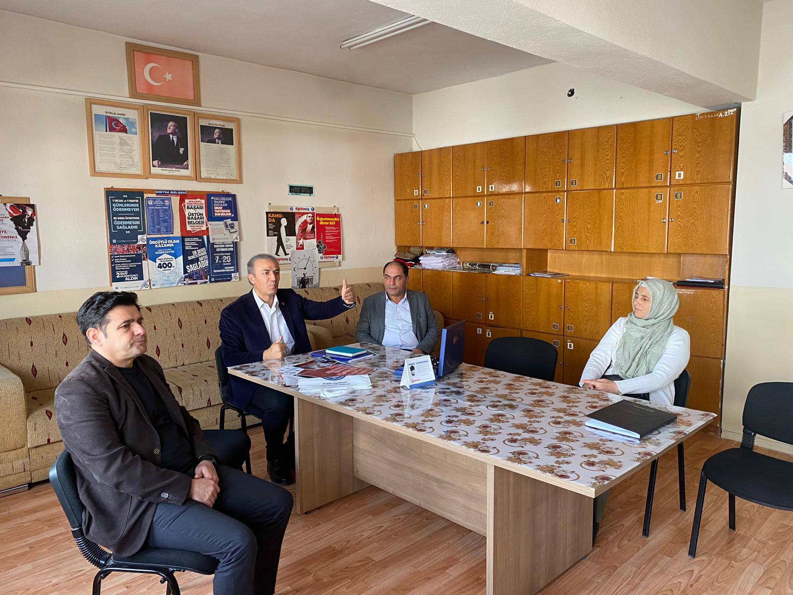 Eğitim Bir-Sen Aksaray Şube Başkanı Murat Görmez, Aksaray’daki eğitim kurumlarına