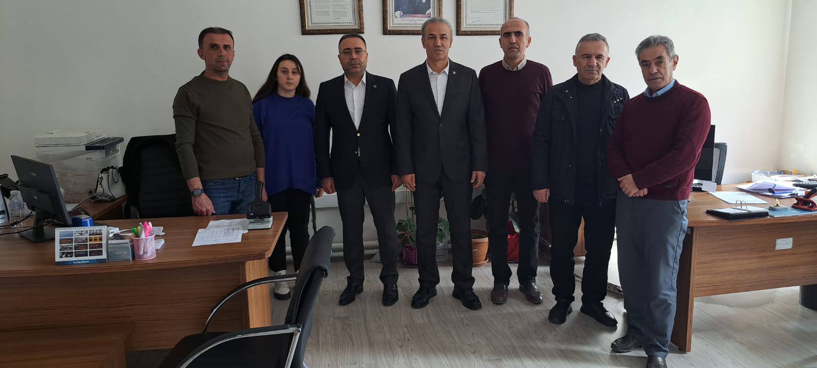 Aksaray Eğitim Bir-Sen, Ağaçören ve Ortaköy ilçelerini ziyaret ederek eğitim