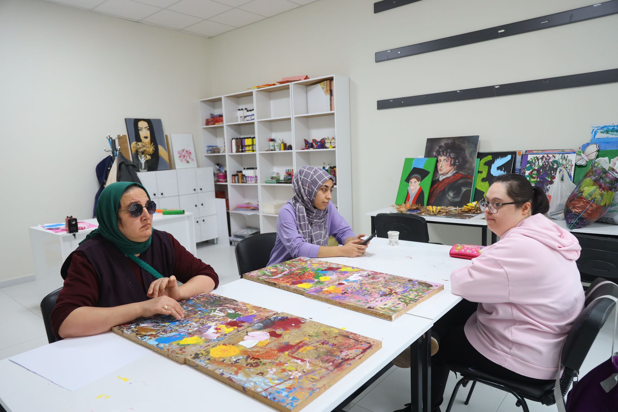 Aksaray’da özel bireylerin yetenekleri parlıyor
