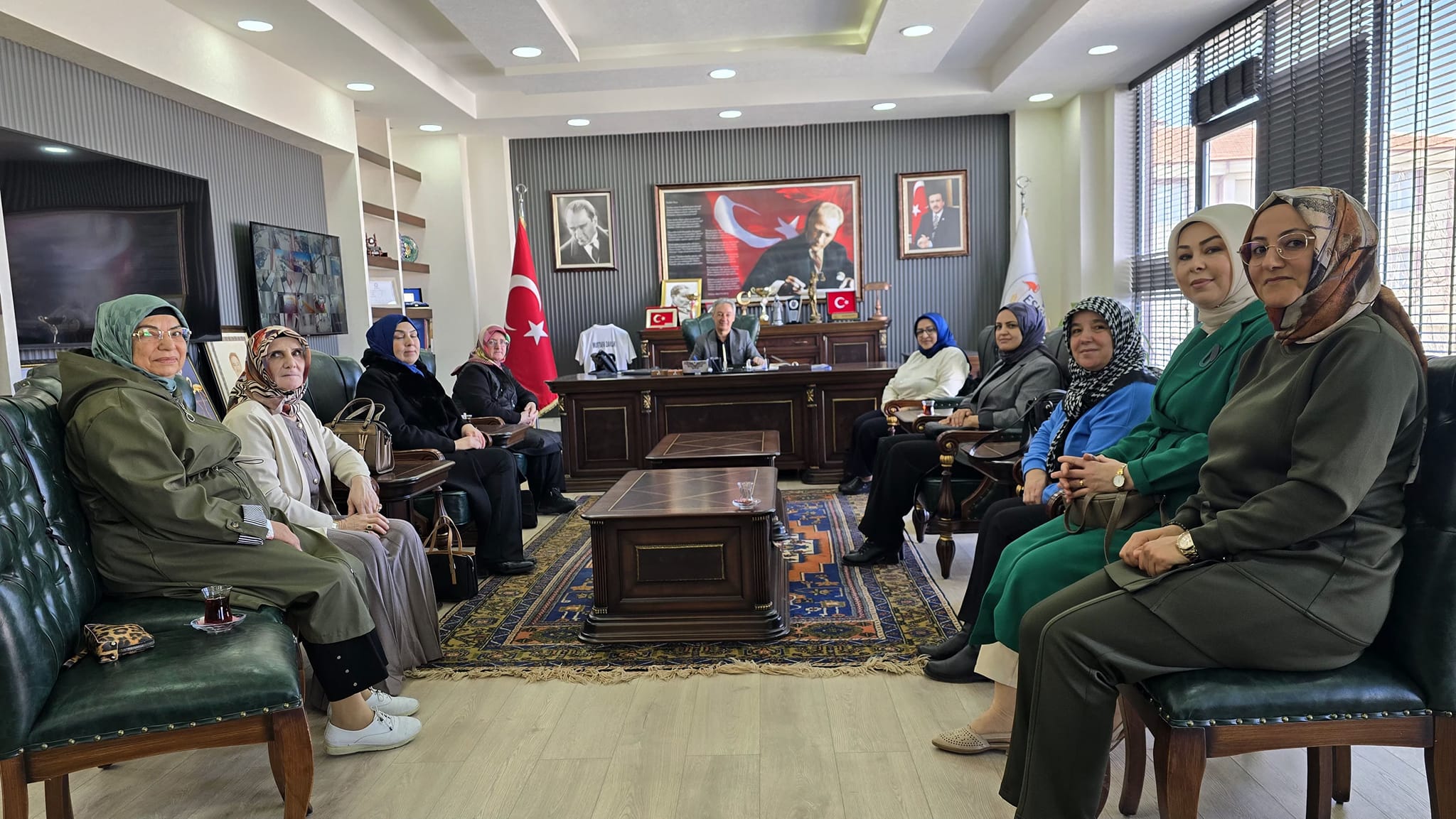 Ak Parti Kadın Kollarından Başkan Zavlak’a ziyaret