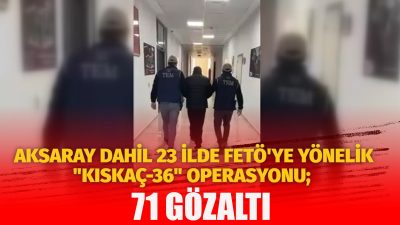Bakan Yerlikaya, sosyal medya hesabından yaptığı açıklamada, bir haftadır 23