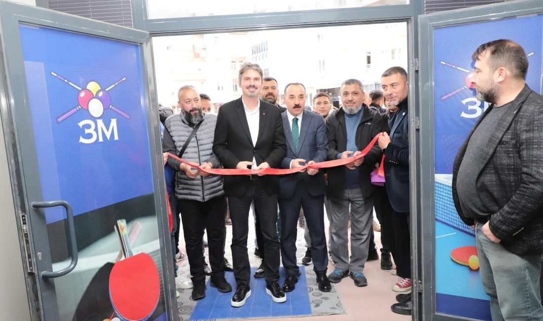 Aksaray’da bilardo sporunun yaygınlaşmasına