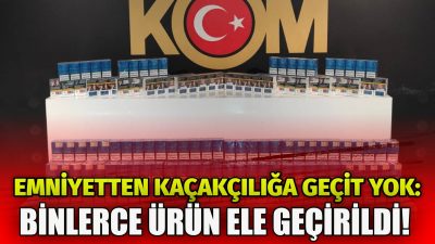 Aksaray Emniyet Müdürlüğü Kaçakçılık ve Organize Suçlarla Mücadele Şube Müdürlüğü,