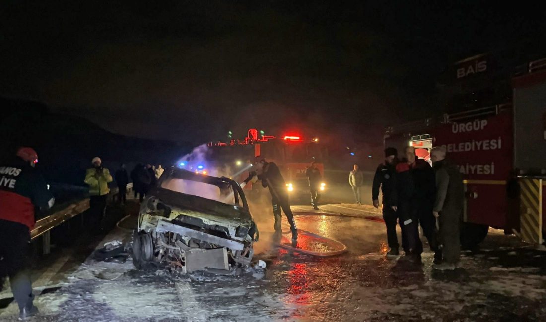 Nevşehir’de çarpışan motosiklet ile