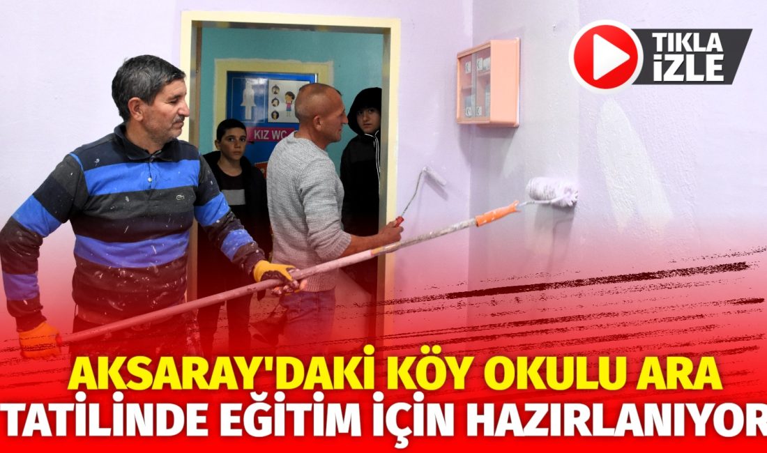 Aksaray'da köylüler ara tatilde