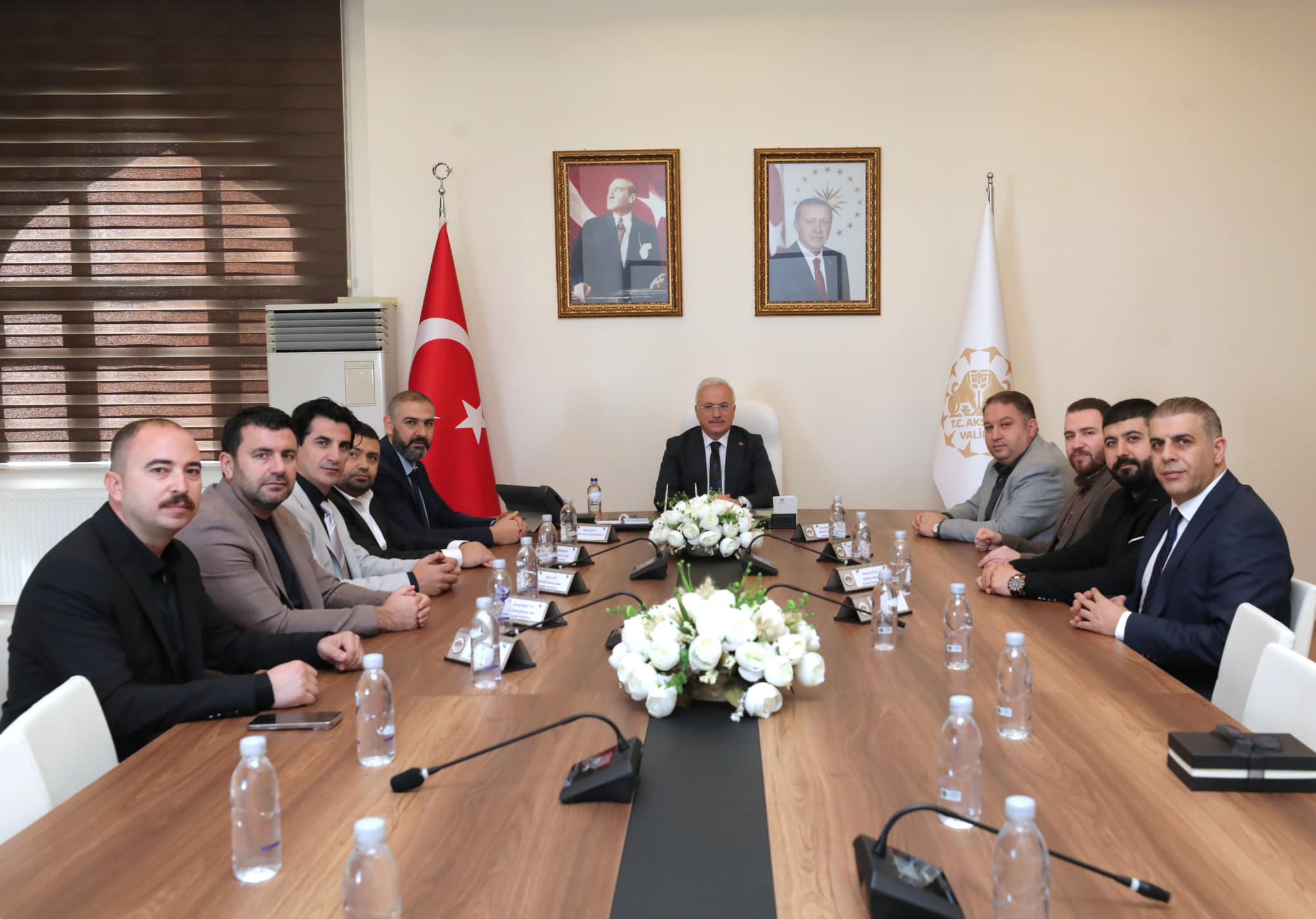Aksaray Valisi Mehmet Ali Kumbuzoğlu, MÜSİAD Aksaray Şube Başkanı Sefa