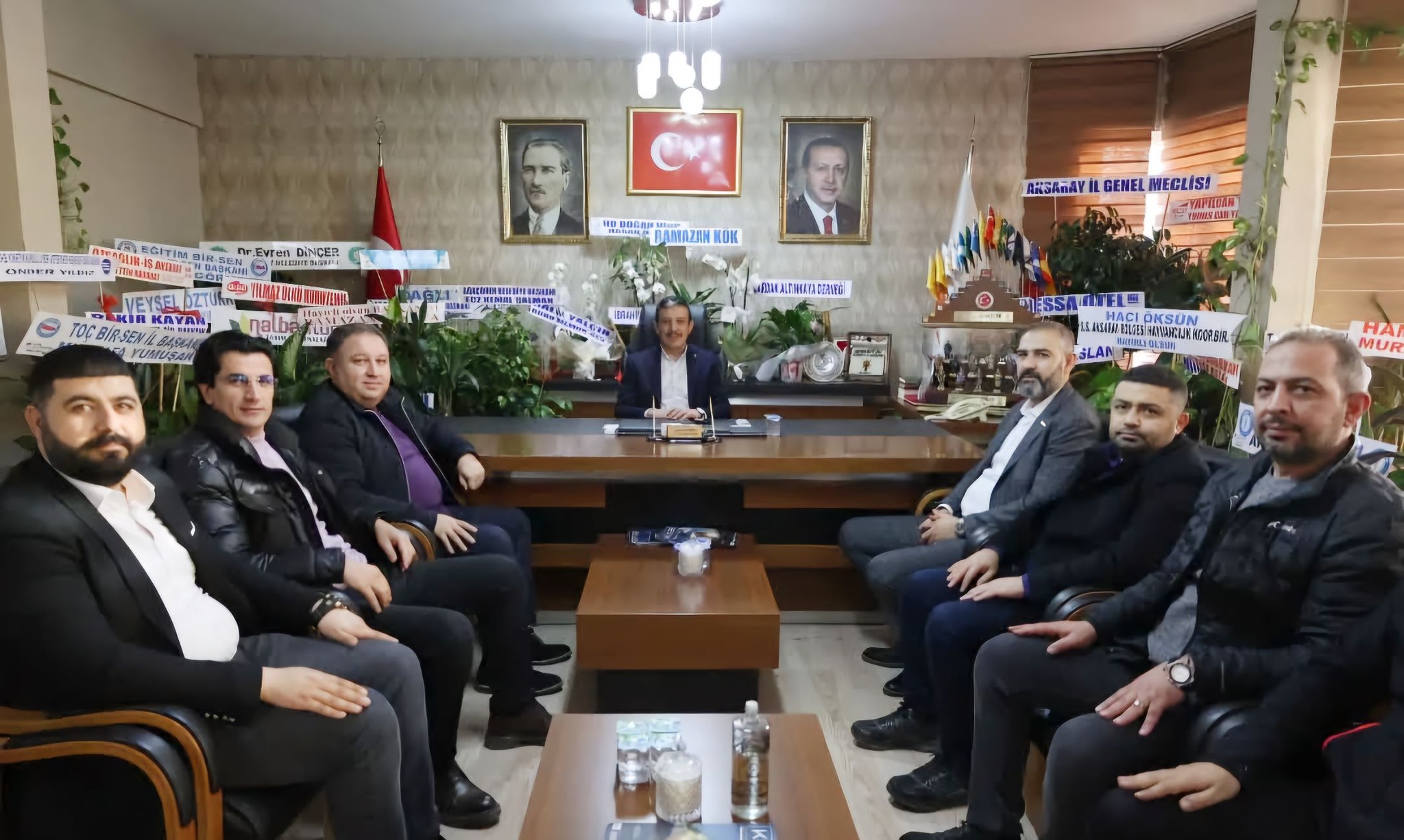MÜSİAD Aksaray’dan AK Parti İl Başkanı Aktürk’e tebrik ziyareti