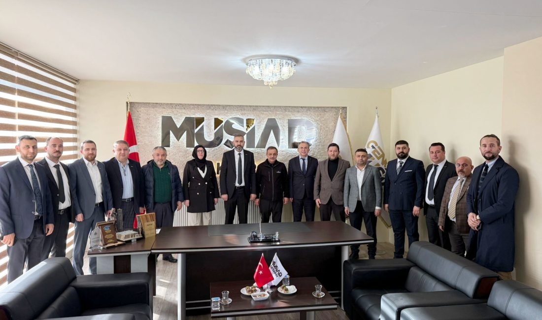 MÜSİAD Aksaray Şubesi hizmet binasında düzenlenen ziyarette, yeni dönemde gerçekleştirilecek