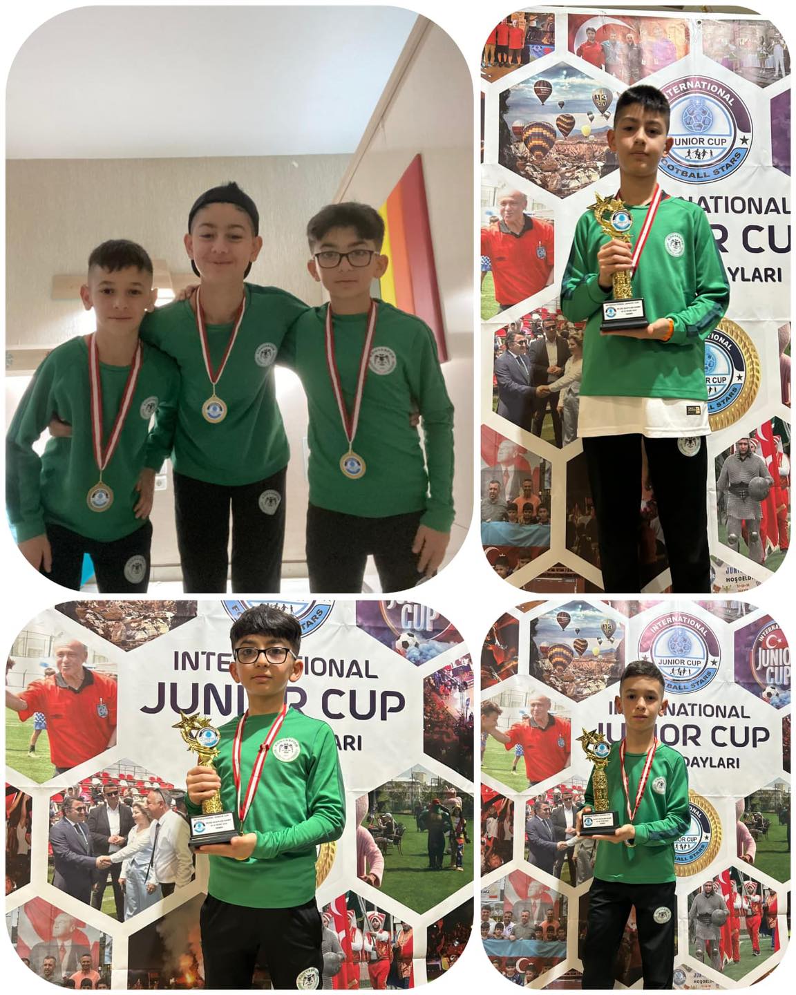 Genç sporcular İnternational Junior Cup’ta boy gösterdi