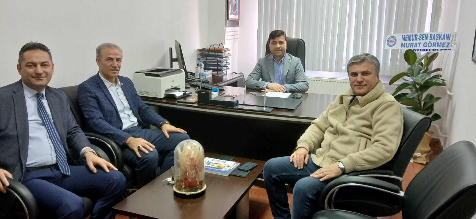 Aksaray Sağlık-Sen, TOÇ BİR SEN Şube Başkanı Mustafa Yumuşak'ın Aksaray