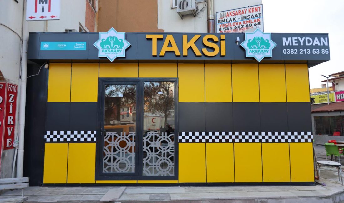 Aksaray Belediye Başkanı Dr. Evren Dinçer, taksi esnaflarına yönelik hayata