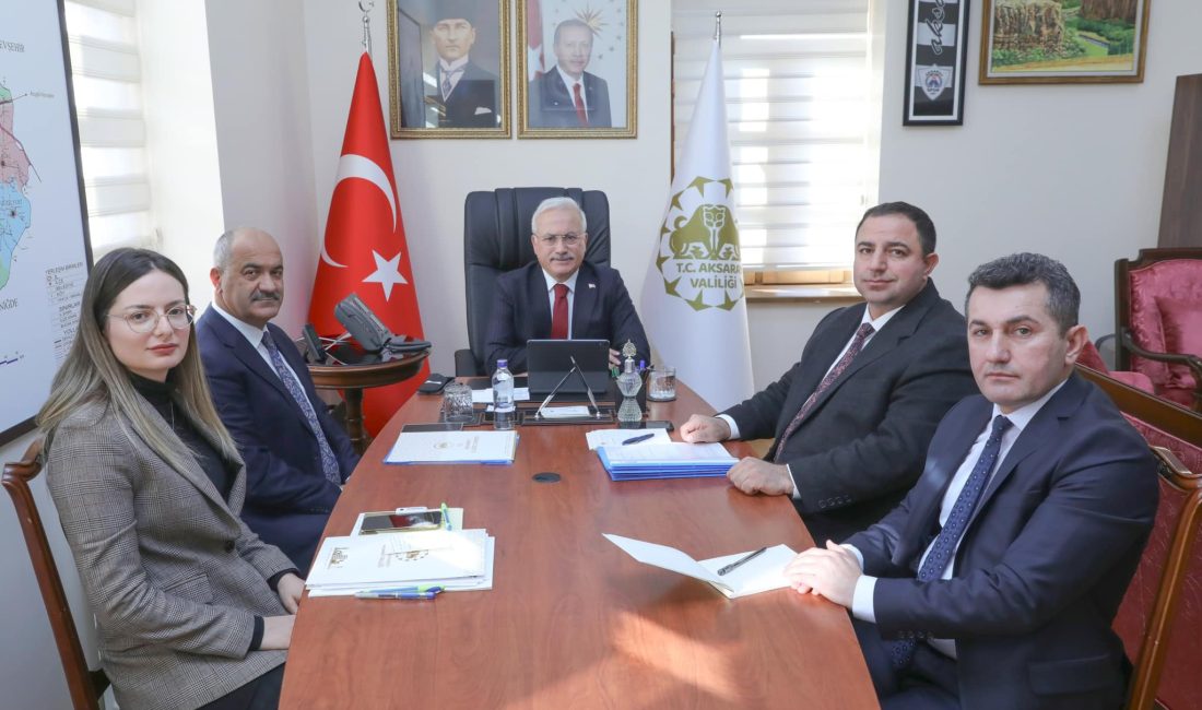 Aksaray Valisi Mehmet Ali Kumbuzoğlu başkanlığında, kamu hizmetlerinin etkinliğini artırmak