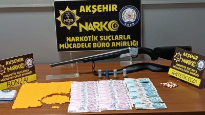 Konya'nın Akşehir ilçesinde uyuşturucu operasyonunda yakalanan 6 şüpheliden 1'i tutuklandı.