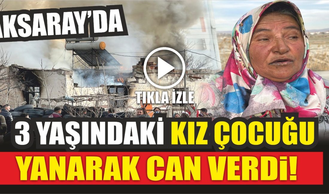 Aksaray’da müstakil bir evde