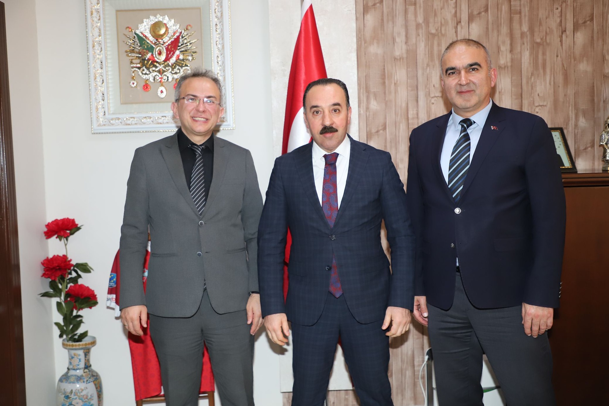 Aksaray’da önemli ziyaret; İl Müdürleri bir arada