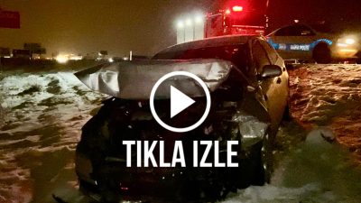 Aksaray Adana Karayolu’nda yaşanan zincirleme kazada, otomobil, tır ve otobüs