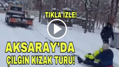 Aksaray’da etkisini gösteren yoğun kar yağışı, bazı vatandaşlar için sıra