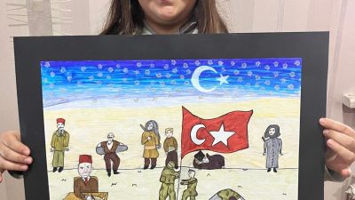 Aksaray Milli Eğitim Müdürlüğü, İstiklal Marşı Resim Yarışması’nda büyük bir