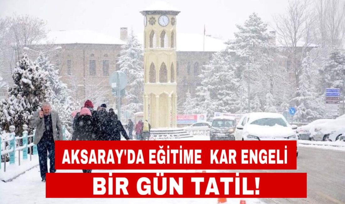 Aksaray Valiliği, yoğun kar