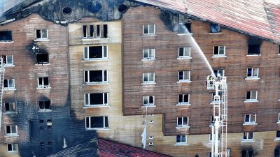 Bolu Kartalkaya Kayak Merkezi'nde 78 kişinin hayatını kaybettiği otel yangınına