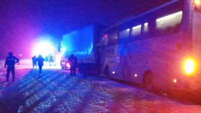 Sivas'ın Gölova ilçesinde otobüsün tıra arkadan çarptığı kazada ilk belirlemelere