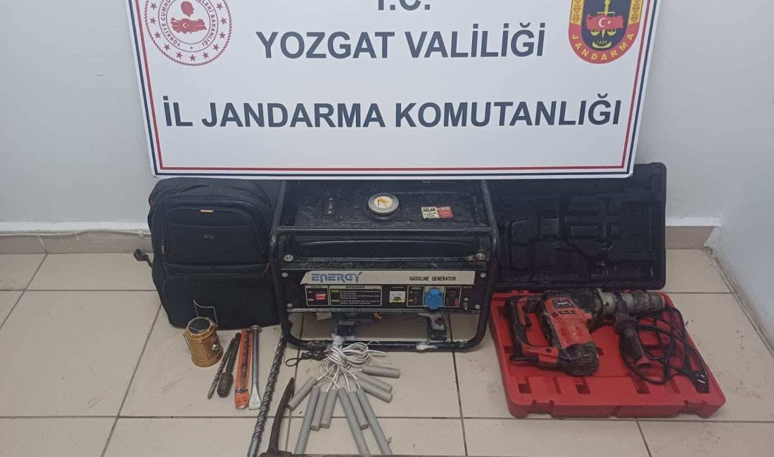 Yozgat’ta kaçak kazı yapan