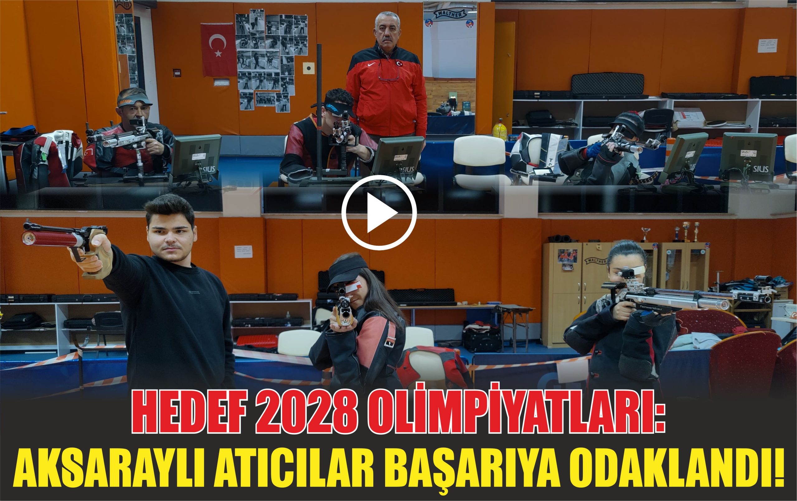 Hedef 2028 Olimpiyatları: Aksaraylı atıcılar başarıya odaklandı!