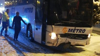 Emek Mahallesi Üstad Necip Fazıl Bulvarı'nda seyir halinde olan İ.K.