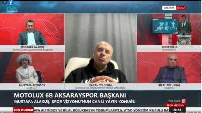 Aksarayspor teknik direktörü Şaban Yıldırım, Youtube kanalında yayınlanan Recep Dilli’nin