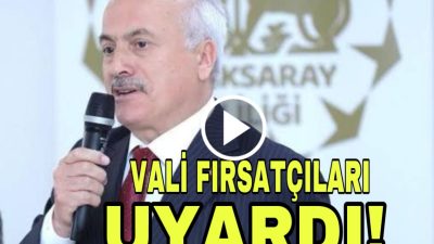 Aksaray’da Ramazan öncesi sıkı denetim.Vali Kumbuzoğlu: İşini düzgün yapan esnafımızın